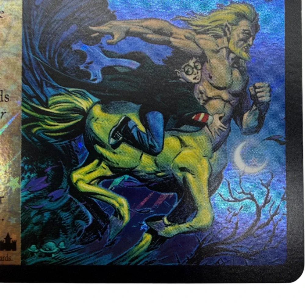 Harry Potter TCG Riding the Centaur 25/80 Rare Holofoil Card 2002 Wizards TCG